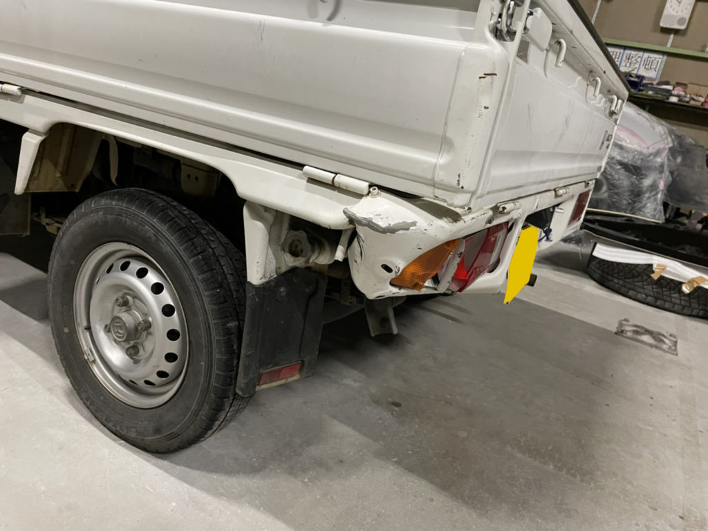 ホンダ・アクティ板金塗装